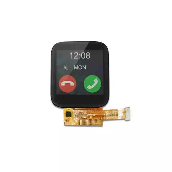 1.54 Inch 320X320 Pixel Square IPS Lcd Display Customized with Touch Screen For Smart Watch