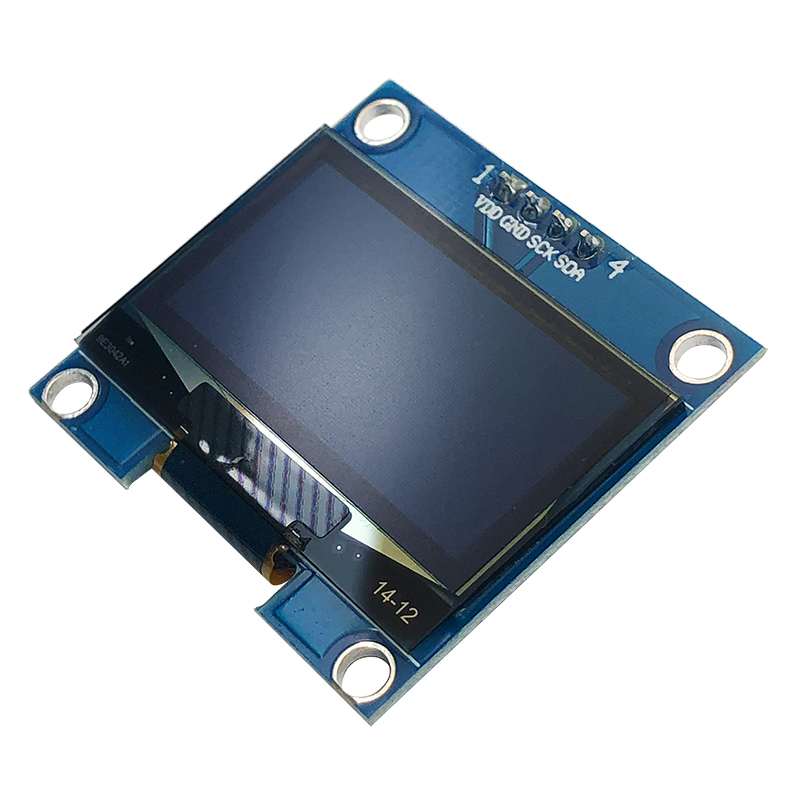 1.3 Inch OLED PMOLED with PCB for Industrial Display, 128x64 Pixel SH1106 Driver IC 6 O’clock Viewing IIC Interface 4 Pin