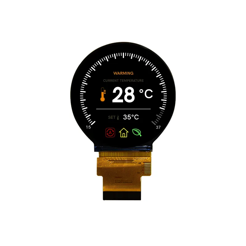 2.1 inch Tft Display 480x480 Pixel ST7701S Driver Ic 3SPI+18RGB Interface Round Tft Lcd display