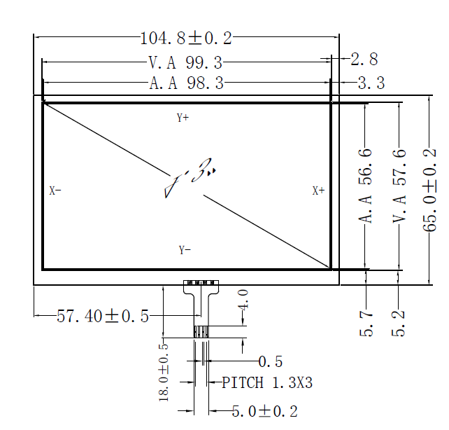 4.3 Inch Transmissive TFT LCD Display for Consumer Electronics, 480x272 Resolution RGB Interface Free Viewing Angle RGB 1000 Nits High Brightness